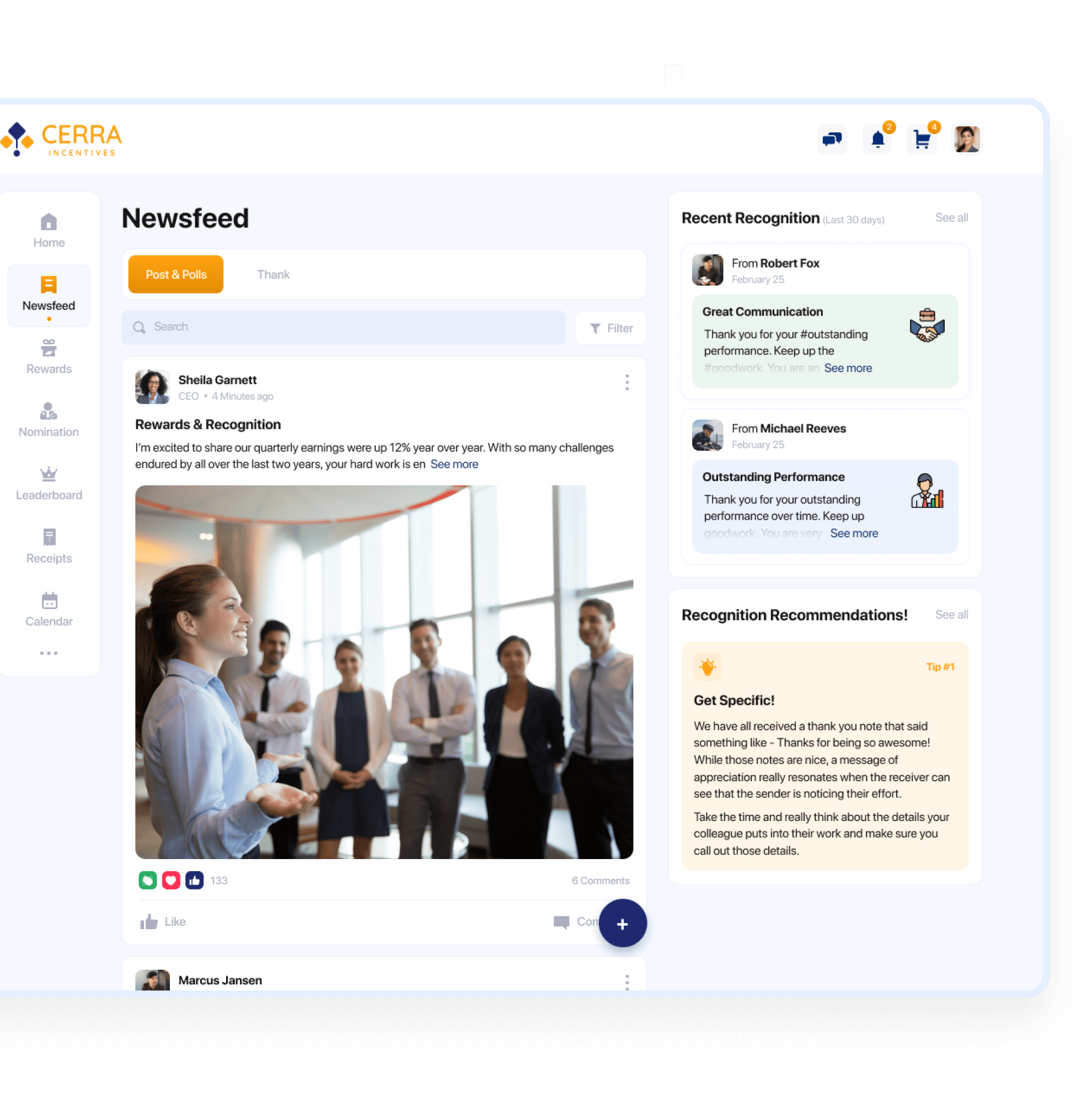 Reward your channel partner, reseller and distributor